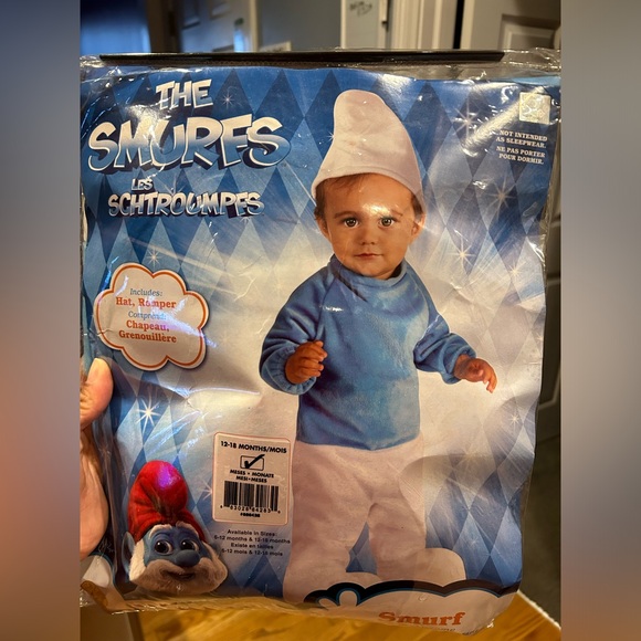 Smurf Costume 12-18 months - Picture 1 of 3